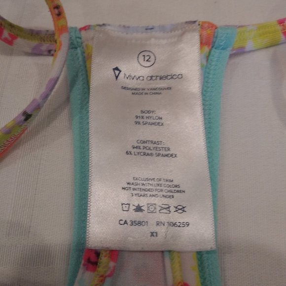 Ivivva Blue Double Dutch Tank Top Size 12 - Picture 7 of 15